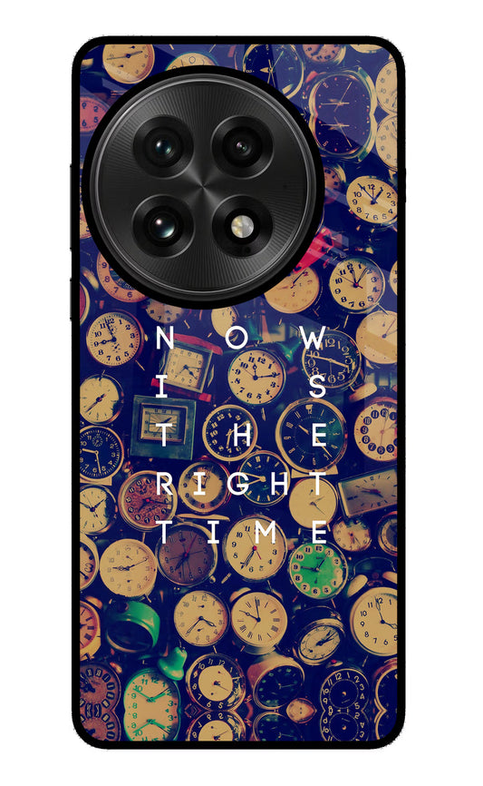 Now is the Right Time Quote OnePlus 13 Glass Case