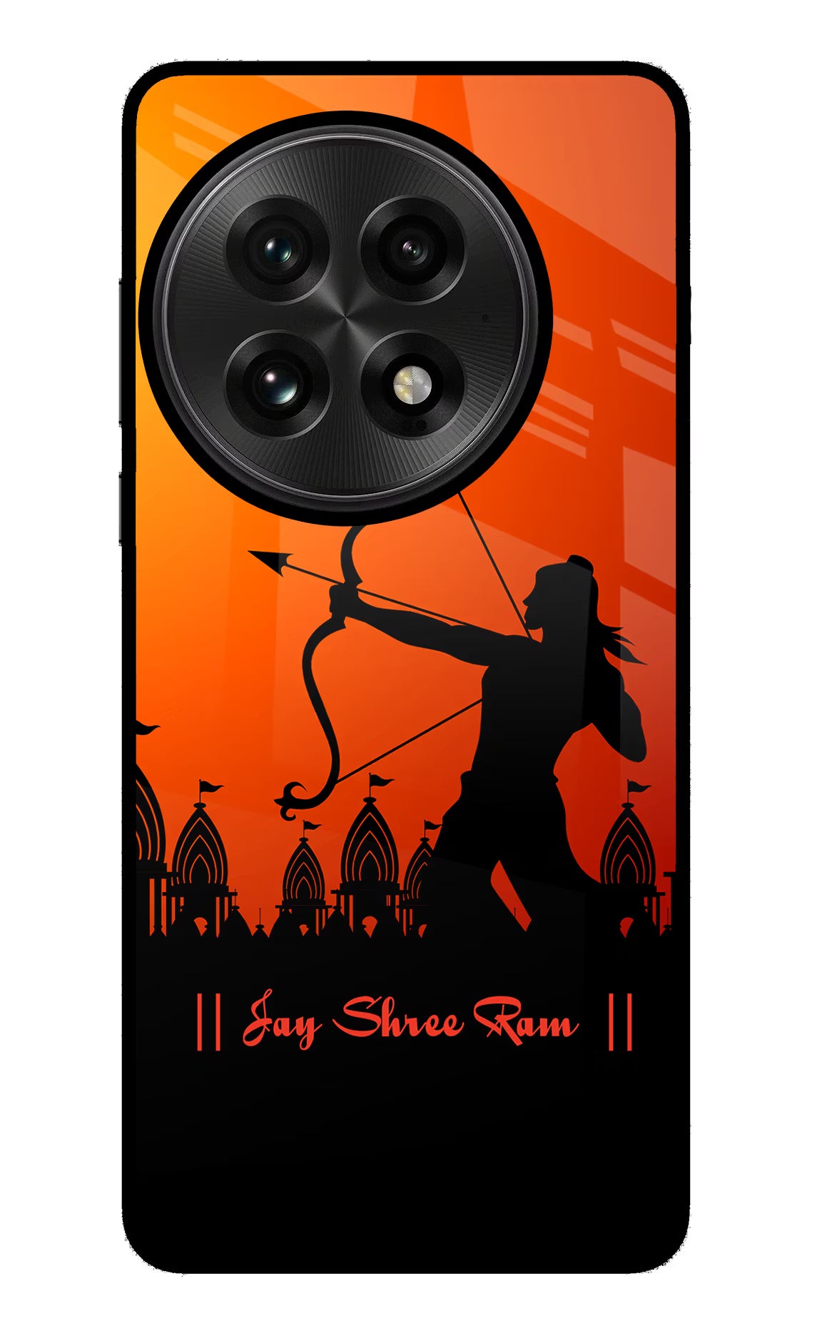 Lord Ram - 4 OnePlus 13 Glass Case Back Cover by Casekaro