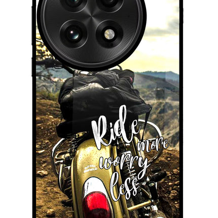 Ride More Worry Less OnePlus 13 Glass Case