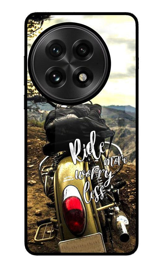 Ride More Worry Less OnePlus 13 Glass Case