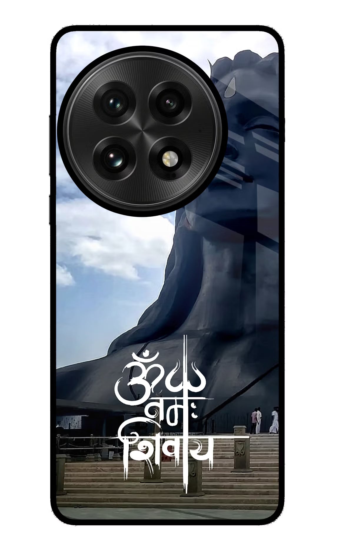 Om Namah Shivay OnePlus 13 Glass Case Back Cover by Casekaro