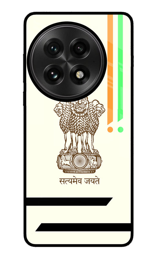 Satyamev Jayate Brown Logo OnePlus 13 Glass Case