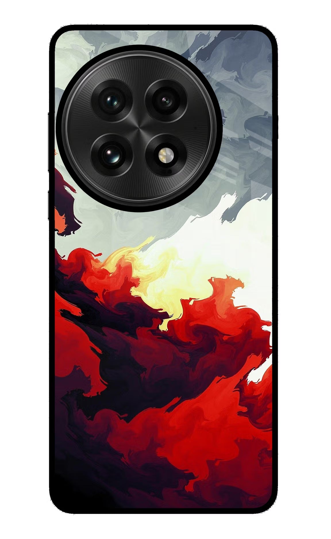 Fire Cloud OnePlus 13 Glass Case