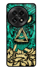 Green Owl OnePlus 13 Glass Case