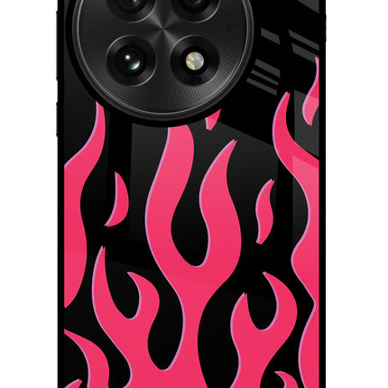 Fire Flames OnePlus 13 Glass Case
