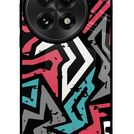 Geometric Graffiti OnePlus 13 Glass Case