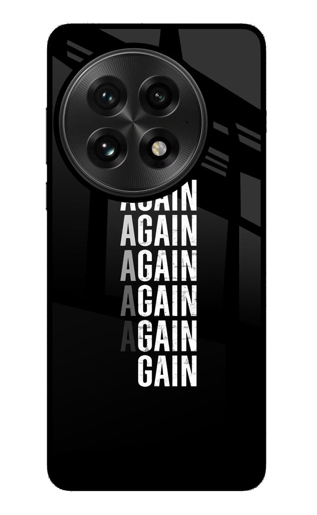 Again Again Gain OnePlus 13 Glass Case