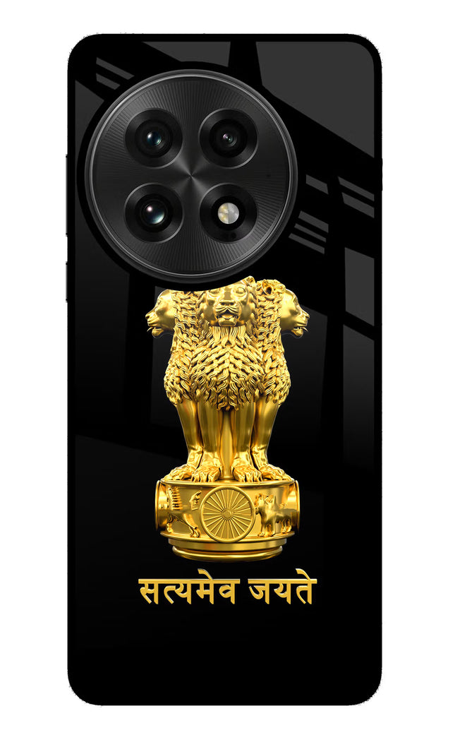 Satyamev Jayate Golden OnePlus 13 Glass Case