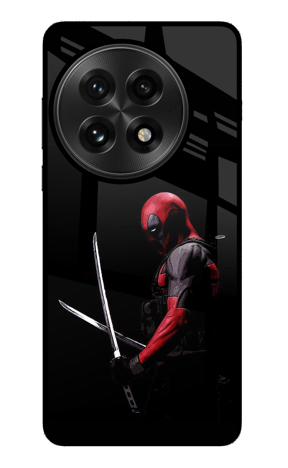 Deadpool OnePlus 13 Glass Case Back Cover by Casekaro