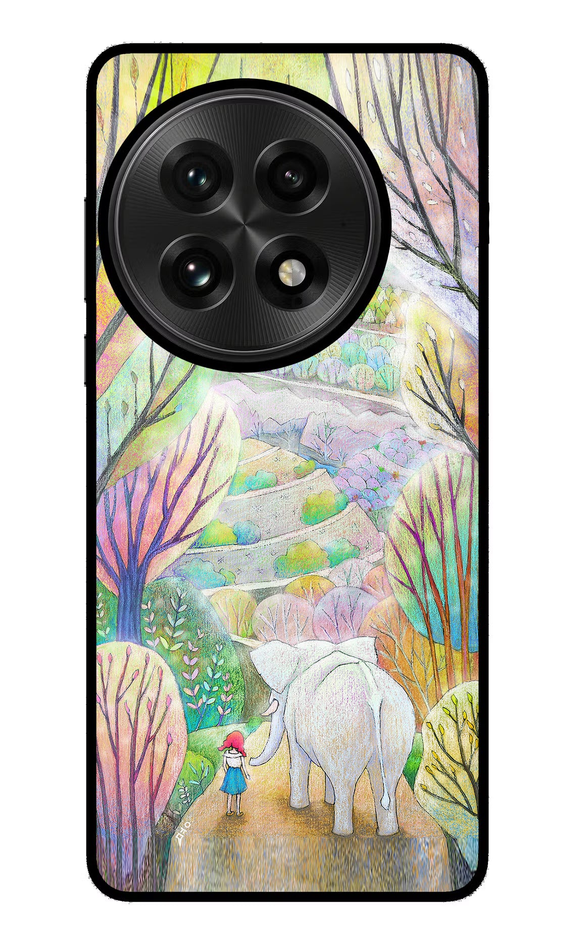 Nature Painting OnePlus 13 Glass Case
