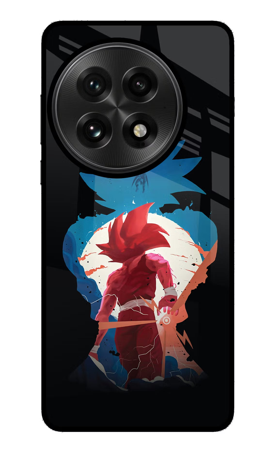 Goku OnePlus 13 Glass Case Back Cover by Casekaro