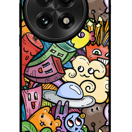Veggie Doodle OnePlus 13 Glass Case