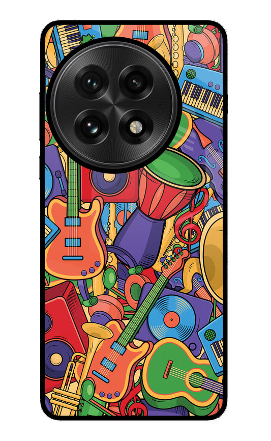 Music Instrument Doodle OnePlus 13 Glass Case