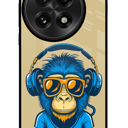 Monkey Headphone OnePlus 13 Glass Case