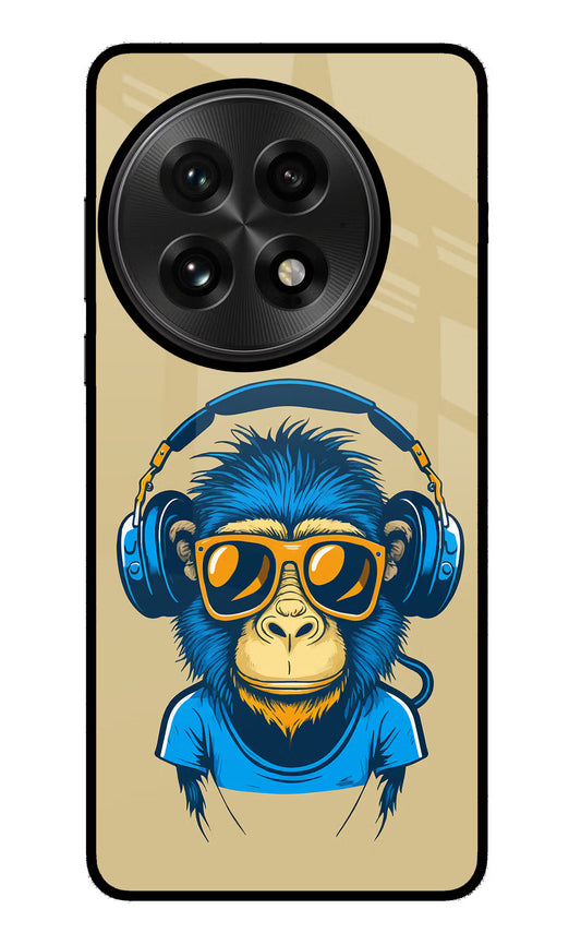 Monkey Headphone OnePlus 13 Glass Case