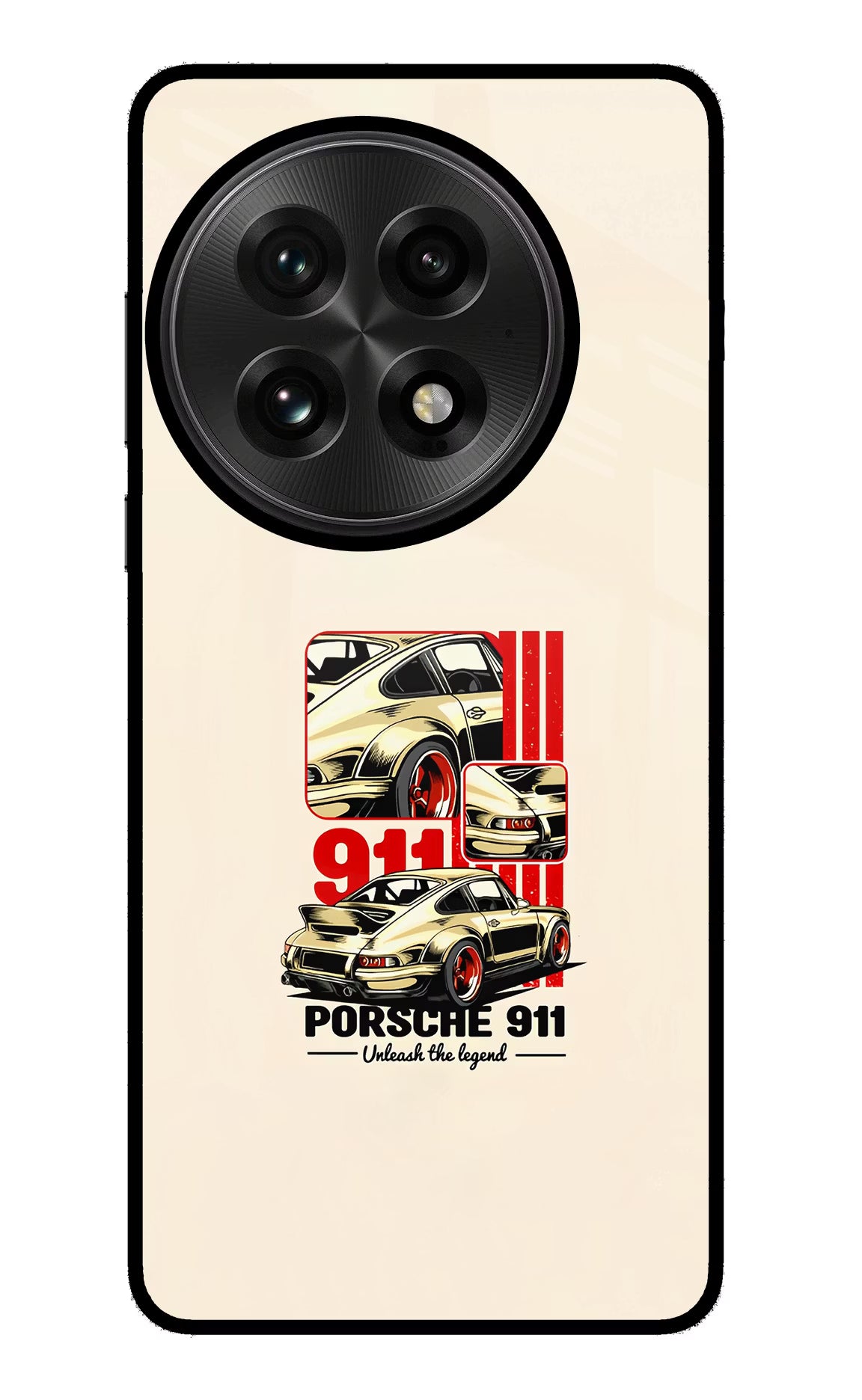 Classic Porsche 911 OnePlus 13 Glass Case Back Cover by Casekaro