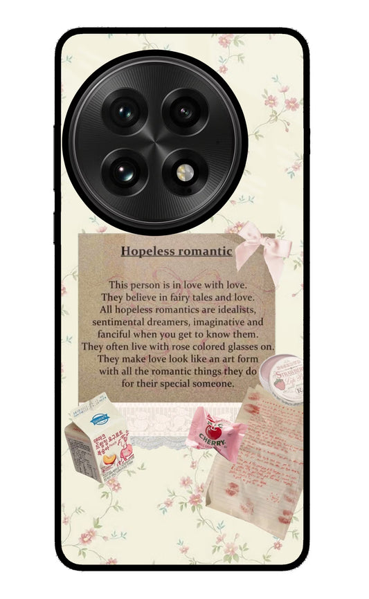 Hopeless Romantic OnePlus 13 Glass Case