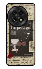 I am just a girl OnePlus 13 Glass Case