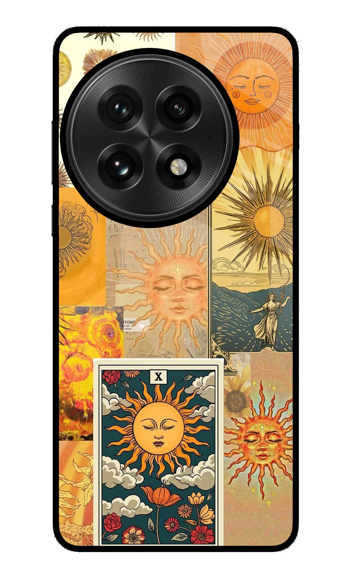 Sun OnePlus 13 Glass Case Back Cover by Casekaro