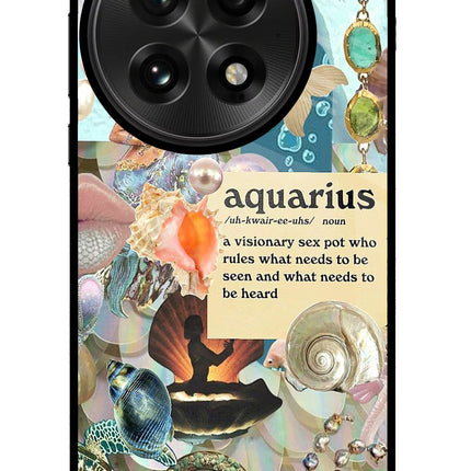 Aquarius Zodiac OnePlus 13 Glass Case
