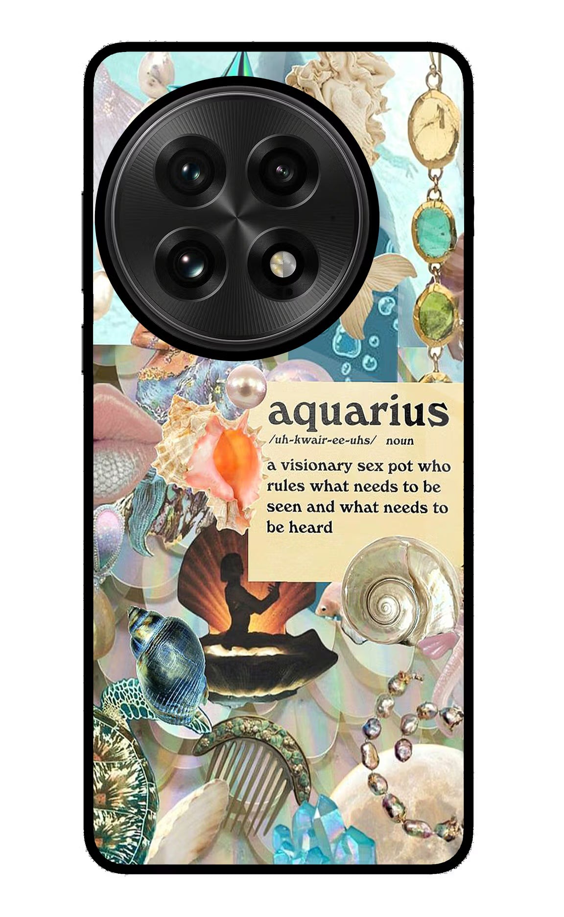 Aquarius Zodiac OnePlus 13 Glass Case