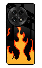 Fired Up – Black OnePlus 13 Glass Case
