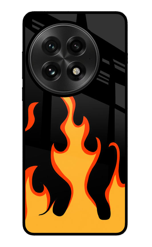 Fired Up – Black OnePlus 13 Glass Case