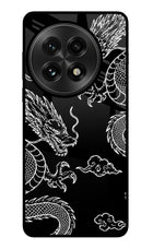 Twin Dragons OnePlus 13 Glass Case