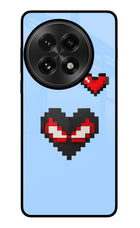 Peter Heart OnePlus 13 Glass Case Back Cover by Casekaro