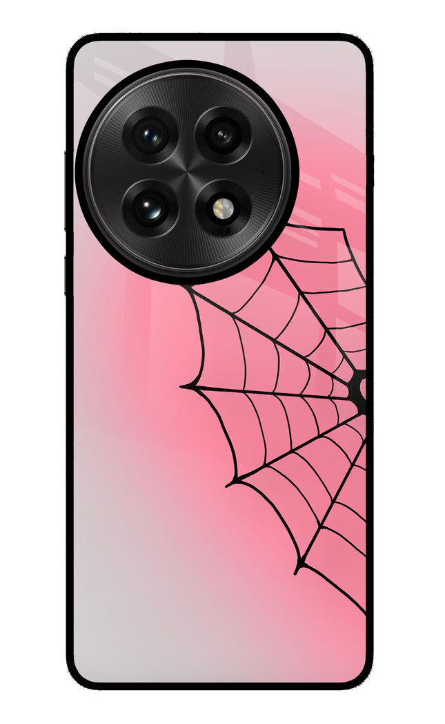 Pink Web OnePlus 13 Glass Case