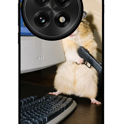 Hacker Hamster OnePlus 13 Glass Case