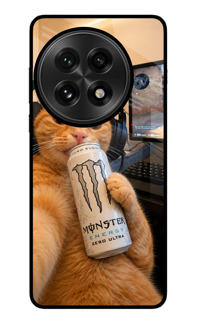 Gamer Cat Energy OnePlus 13 Glass Case