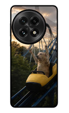 Rollercoaster Dog OnePlus 13 Glass Case