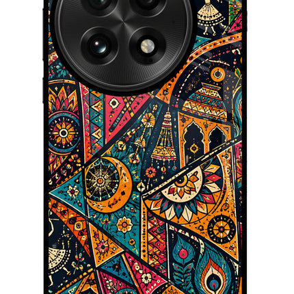 Folk Print OnePlus 13 Glass Case