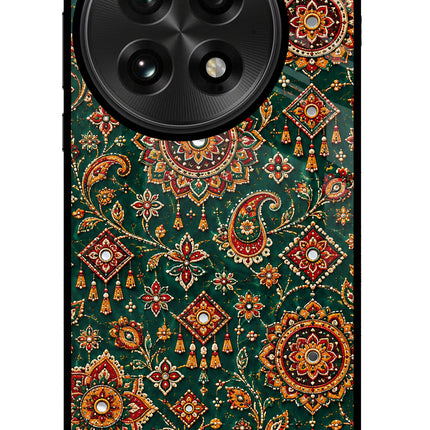 Green Pataka OnePlus 13 Glass Case