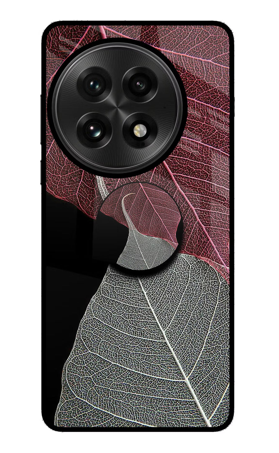 Leaf Pattern OnePlus 13 Pop Case, Glass case