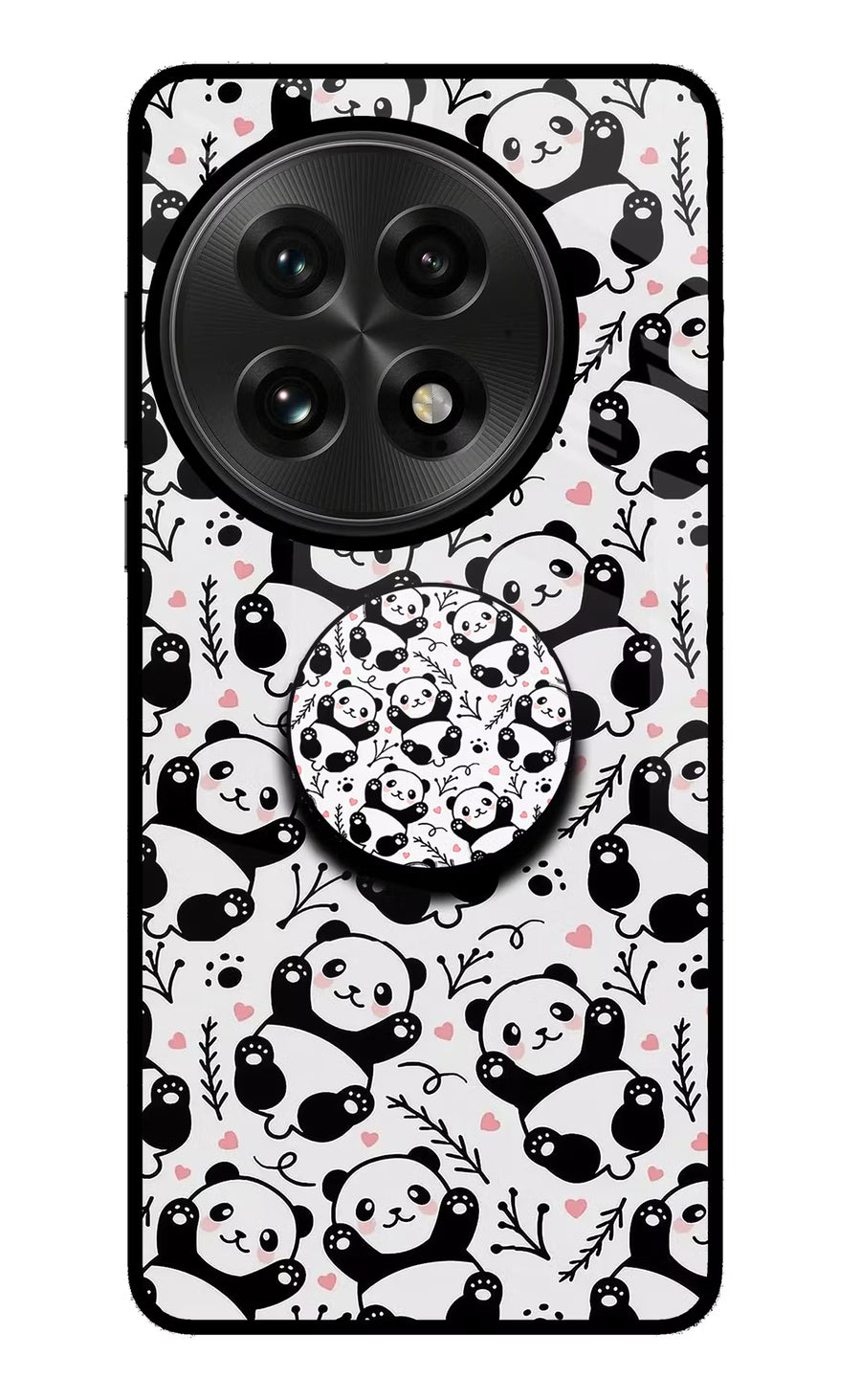 Cute Panda OnePlus 13 Pop Case, Glass case