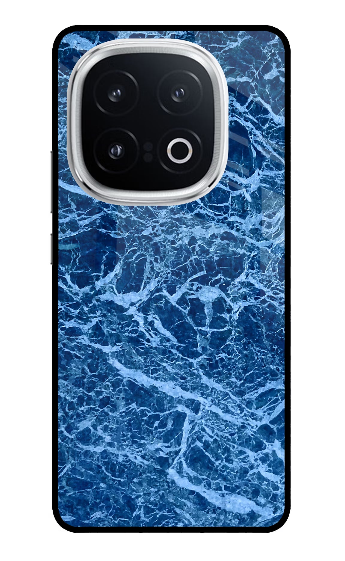Blue Marble iQOO 13 5G Glass Case Back Cover by Casekaro