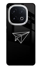 Paper Plane White iQOO 13 5G Glass Case