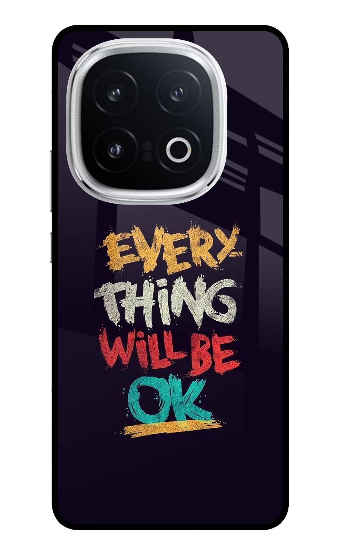 Everything Will Be Ok iQOO 13 5G Glass Case Back Cover by Casekaro