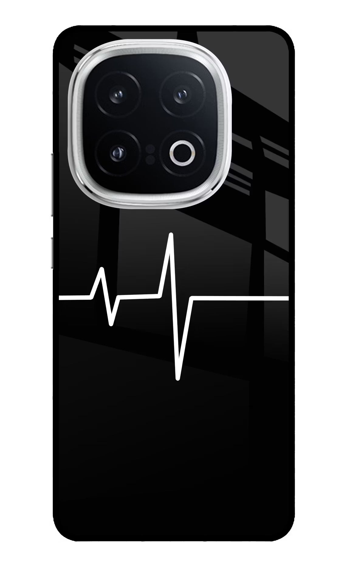 Heart Beats iQOO 13 5G Glass Case Back Cover by Casekaro
