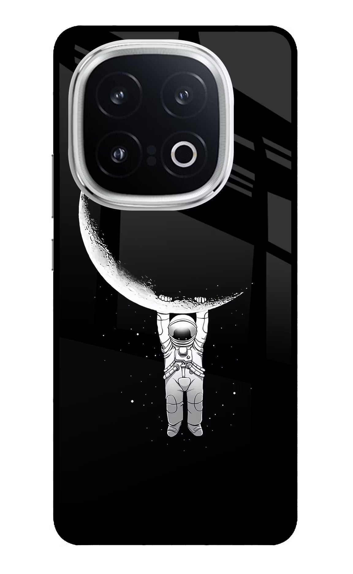 Moon Space iQOO 13 5G Glass Case Back Cover by Casekaro