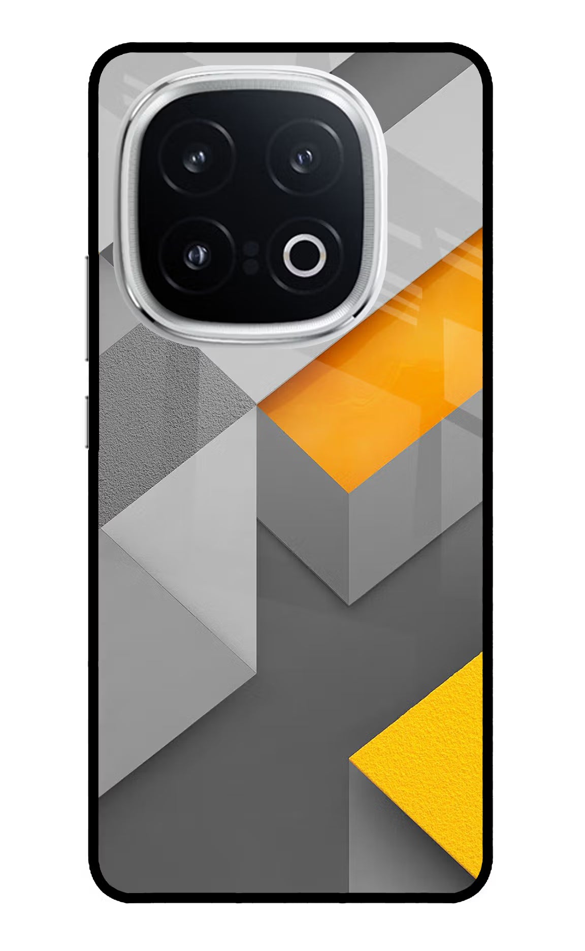 Abstract iQOO 13 5G Glass Case Back Cover by Casekaro