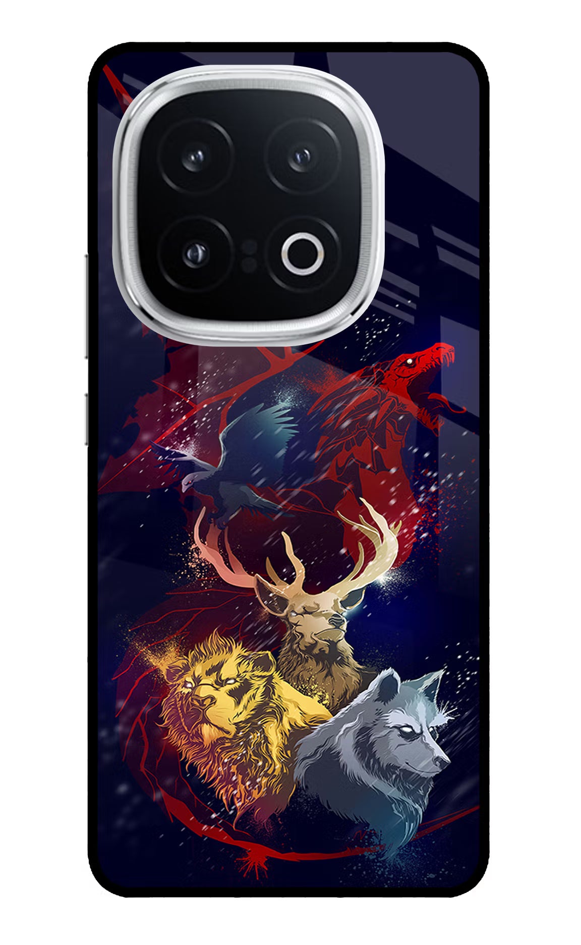 Game Of Thrones iQOO 13 5G Glass Case Back Cover by Casekaro