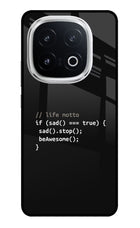 Life Motto Code iQOO 13 5G Glass Case