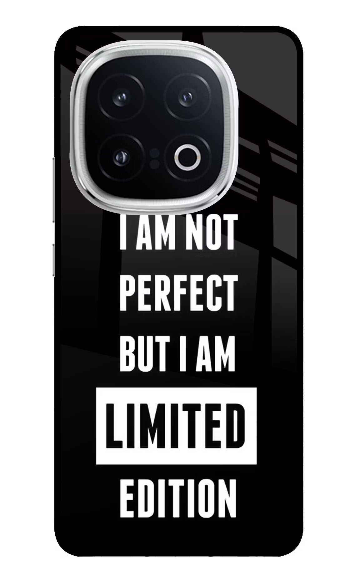 I Am Not Perfect But I Am Limited Edition iQOO 13 5G Glass Case