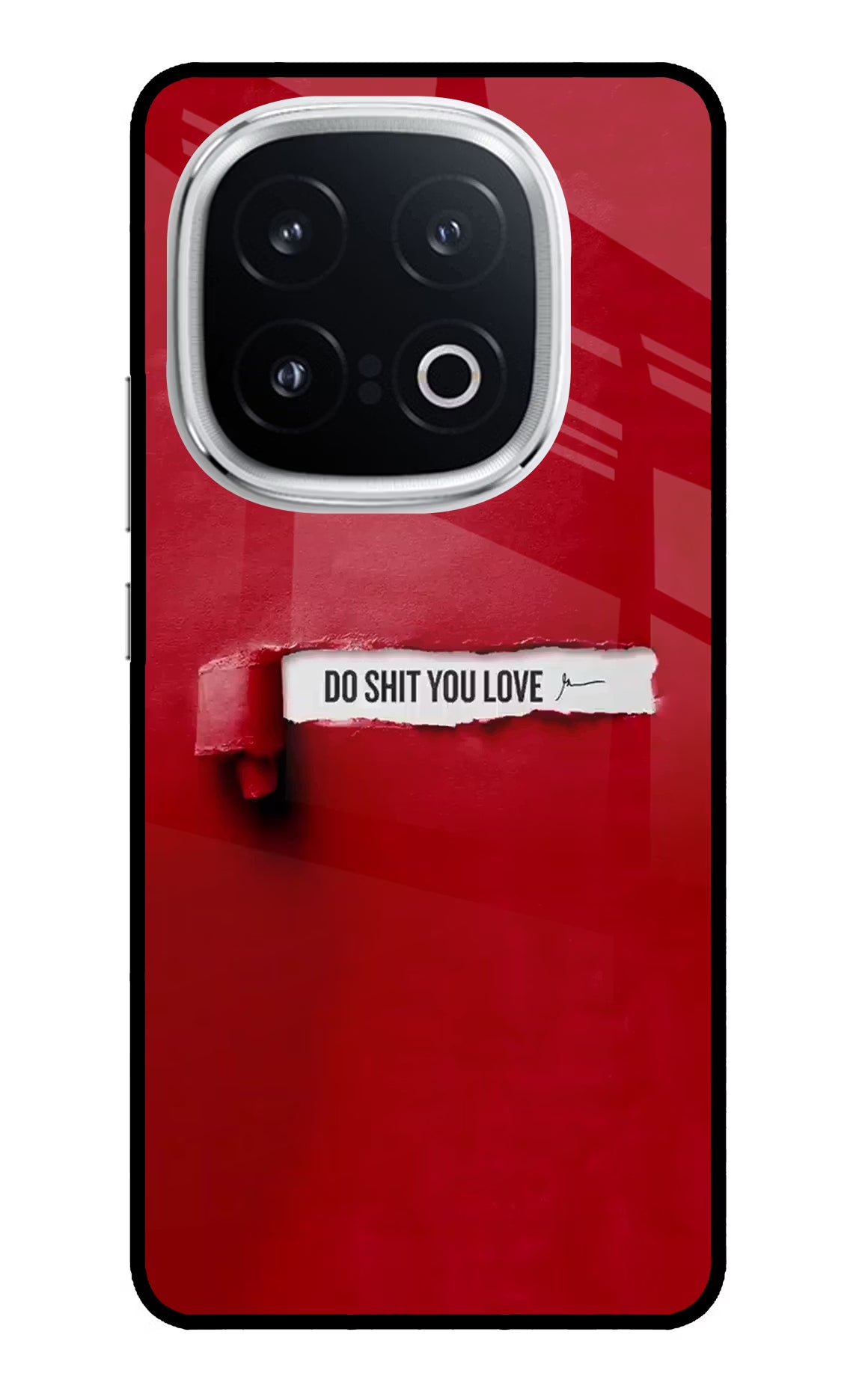 Do Shit You Love iQOO 13 5G Glass Case Back Cover by Casekaro