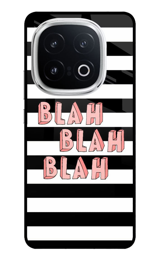 Blah Blah Blah iQOO 13 5G Glass Case