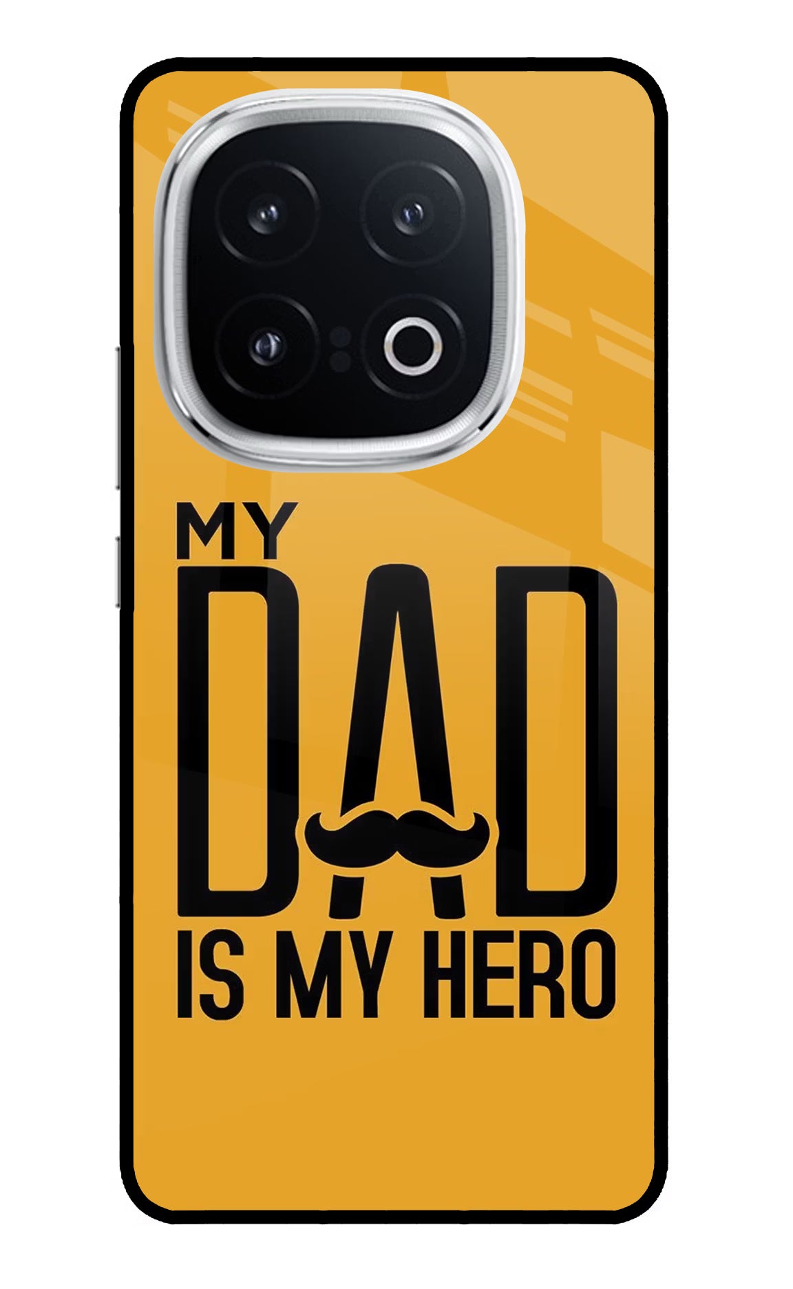 My Dad Is My Hero iQOO 13 5G Glass Case Back Cover by Casekaro