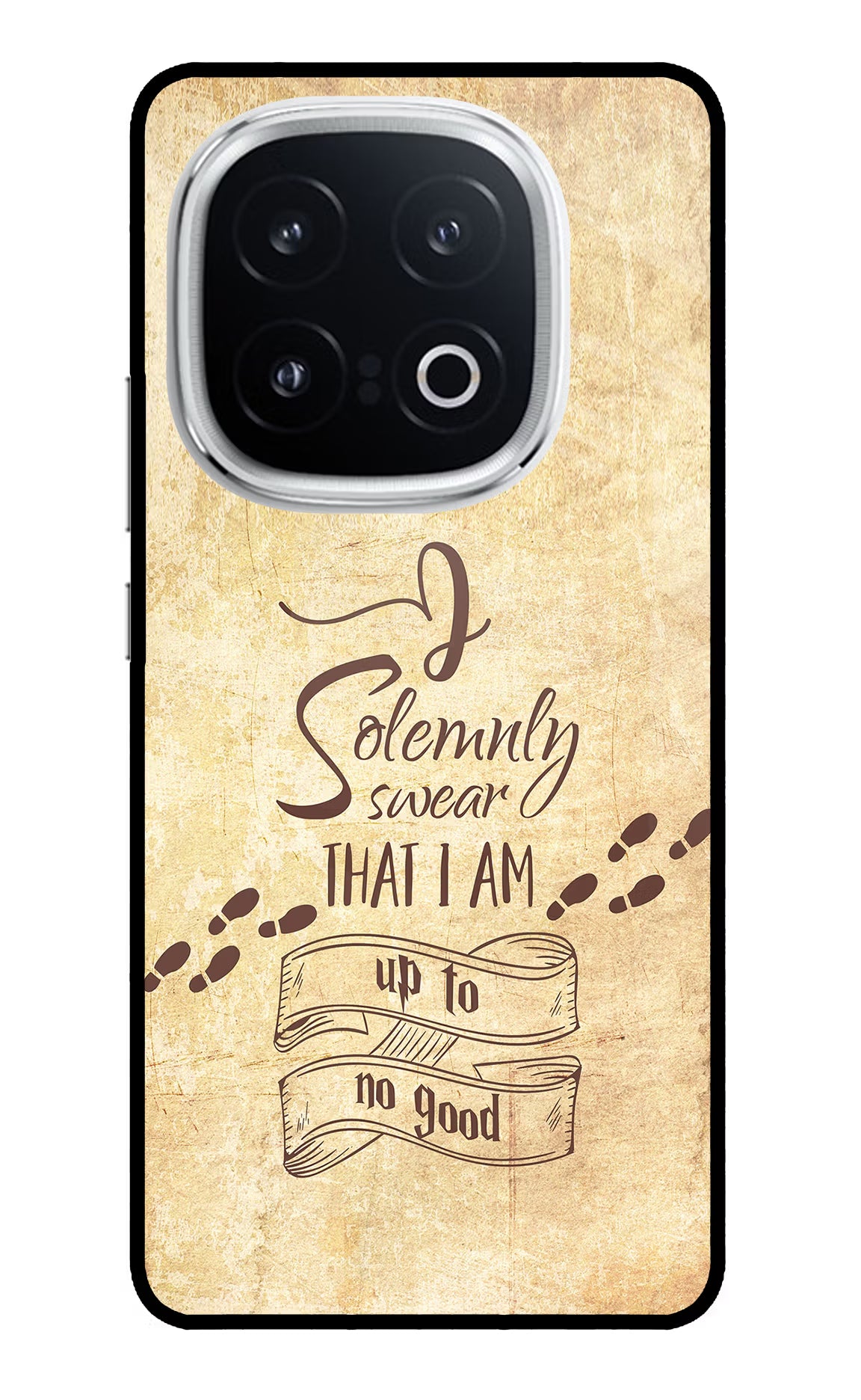 I Solemnly swear that i up to no good iQOO 13 5G Glass Case Back Cover by Casekaro